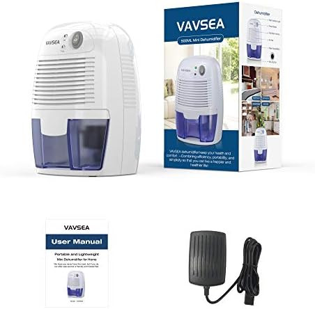 دستگاه رطوبت گیر 500 میلی لیتری برند Vavsea با قدرت رطوبت گیری 300 میلی لیتر در روز