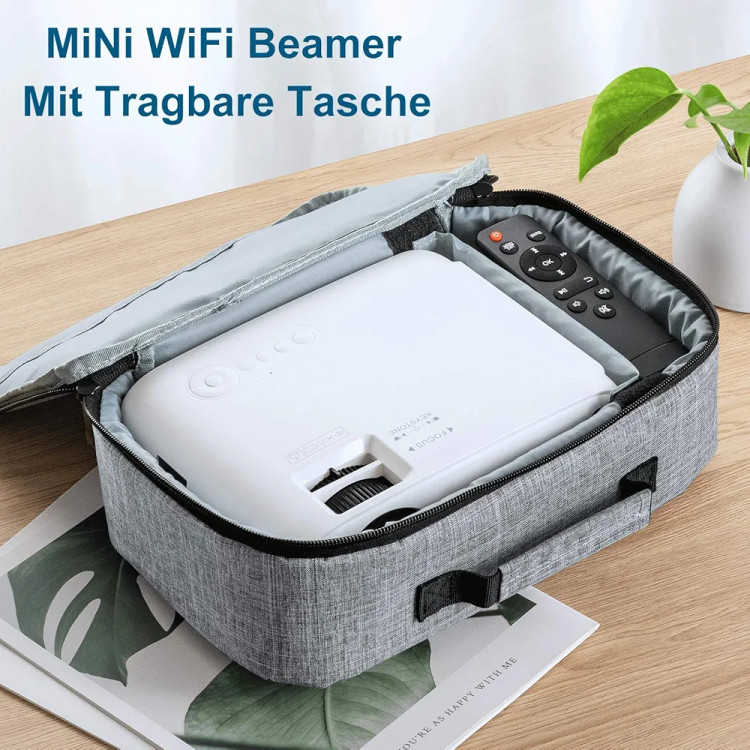 ویدیو پروژکتور برند WiMiUS مدل W2 با پخش فول اچ دی و قدرت نوری 6500 لومن