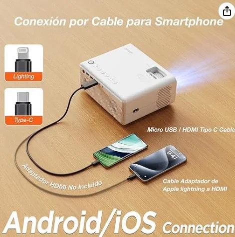 ویدیو پروژکتور iZEEKER مدل IPL320 , با پخش تصویر فول اچ دی و قدرت نوری 12000 لومنی
