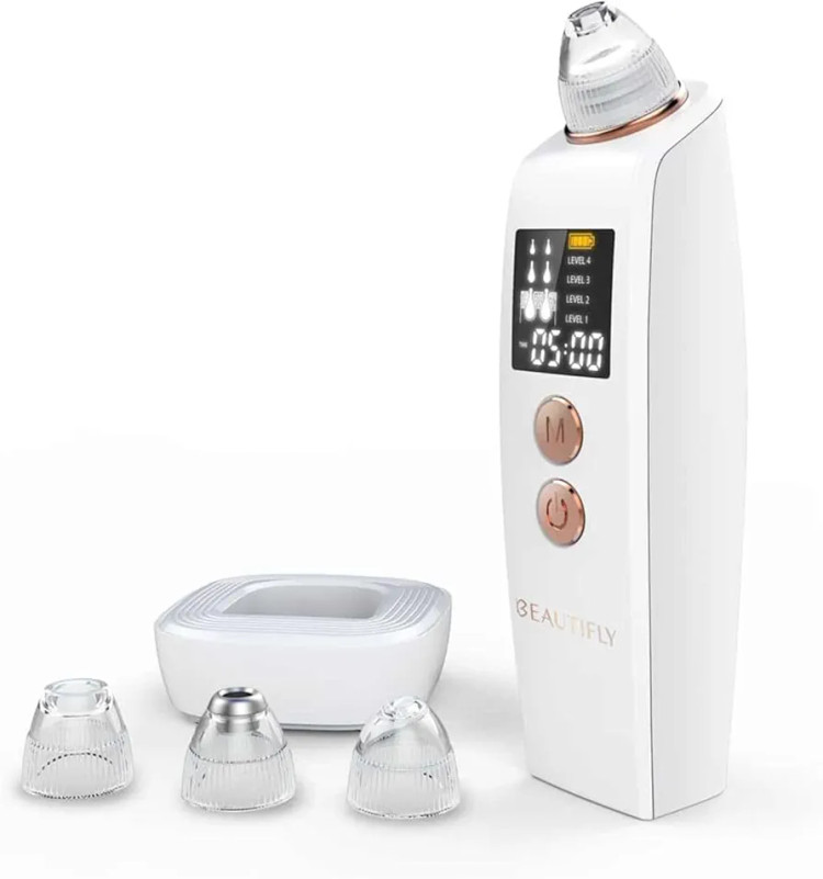 میکرودرم خانگی ،ازبین برنده جوشهای سرسیاه صورت با قدرت مکش بالا برند BEAUTIFLY مدل B-Derma Pro