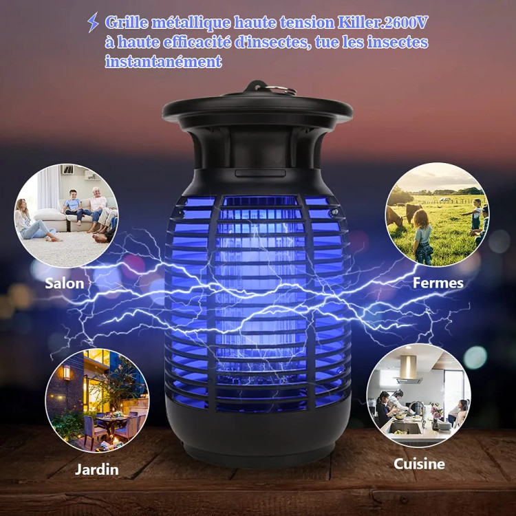 حشره کش و تله حشره برقی 360 درجه 15 واتی 2600 ولتی برند Insectaway