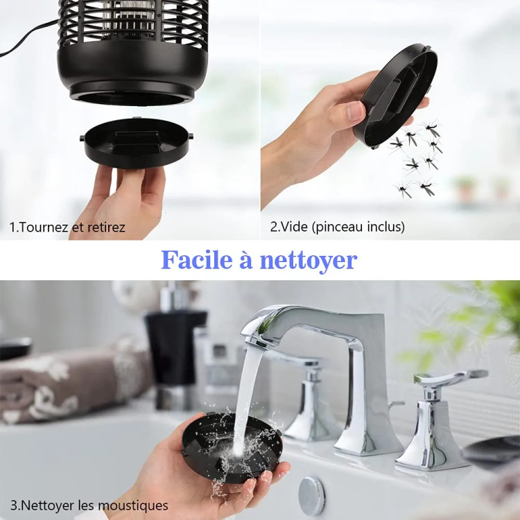 حشره کش و تله حشره برقی 360 درجه 15 واتی 2600 ولتی برند Insectaway