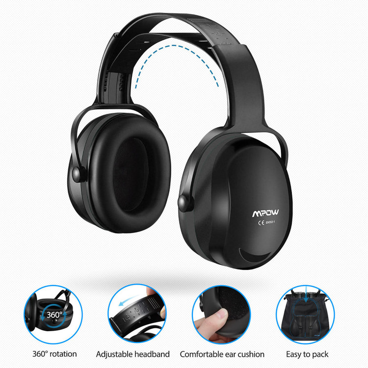 گوش بند ایمنی کاهش نویز برند Mpow مدل HP044A