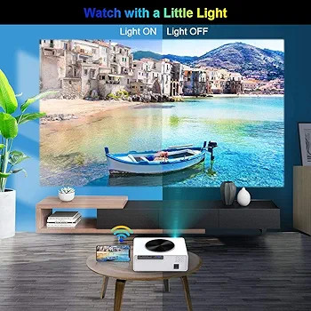ویدیو پروژکتور 720 لومنی با کیفیت FHD و ساپورت 2k برند wimius مدل K3
