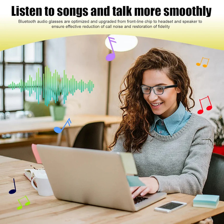 عینک هوشمند، بلوتوث بیسیم، ضد آب با استاندارد IP5، صدای هدایت استخوانی (موسیقی و تماس) برای همه دستگاههای هوشمند، لنزهای پلاریزه برند CatxQ