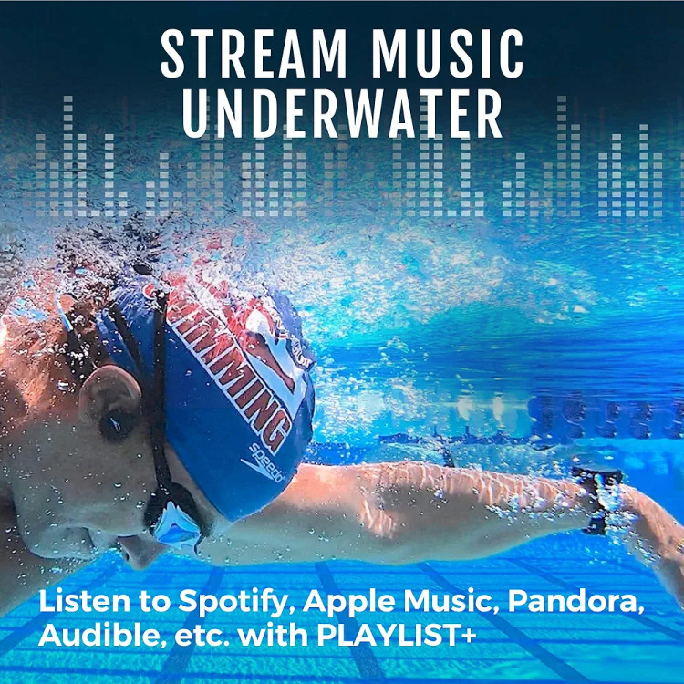 هدفون القایی استخوانی ضد آب با 8 گیگابایت حافظه داخلی برند H2O Audio مدل TRI PRO Multi-Sport