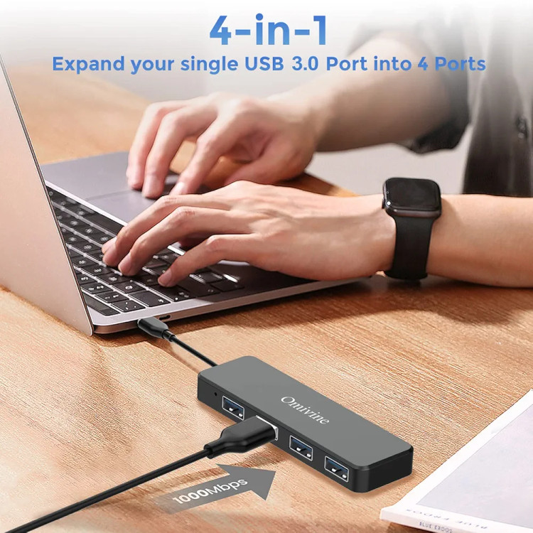 هاب چهار پورت Usb برند Omivine