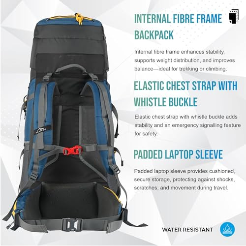 کوله پشتی مسافرتی TRAWOC AEROSTRIKE 70L برای کیف کوهنوردی کیف کوله پشتی