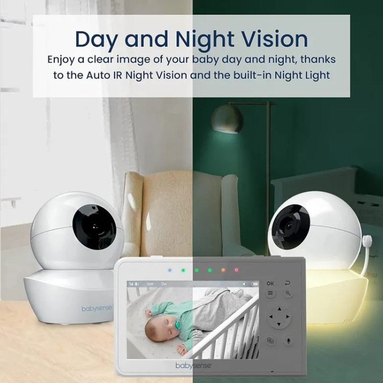 دوربین و مانیتور امنیتی کودک برند Babysense V43