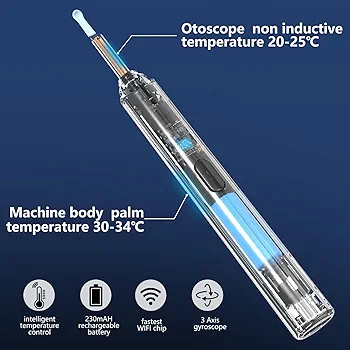 گوش پاک کن هوشمند دوربین دار برند ViTCOCO مدل Y13(برای کودکان می تواند به عنوان بینی پاک کن نیز استفاده شود)