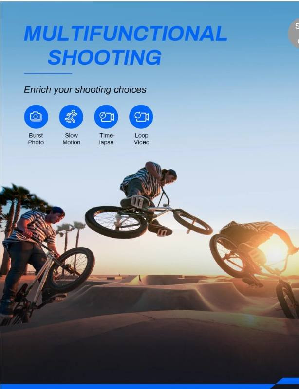 دوربین ورزشی ضد آب Crosstour مدل CT9700 کیفیت 4K