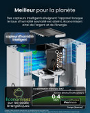 رطوبتگیر کمپرسور هوشمند Pro Breeze با ظرفیت 30 لیتر در روز، دارای اپلیکیشن گوشی هوشمند، وایفای، تخلیه مداوم، مخزن آب 4 لیتری و تایمر 24 ساعته - جاذب رطوبت و کپک قابل حمل