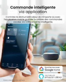 رطوبتگیر کمپرسور هوشمند Pro Breeze با ظرفیت 30 لیتر در روز، دارای اپلیکیشن گوشی هوشمند، وایفای، تخلیه مداوم، مخزن آب 4 لیتری و تایمر 24 ساعته - جاذب رطوبت و کپک قابل حمل