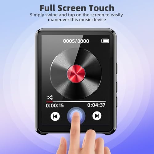 پخش کننده موسیقی و فیلم MP3,MP4 پلیر با صفحه نمایش 2.4 اینچی با کیفیت تصویر HD برند Cetoon دارای رم خارجی 128 گیگ روی دستگاه