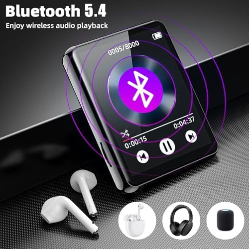 پخش کننده موسیقی و فیلم MP3,MP4 پلیر با صفحه نمایش 2.4 اینچی با کیفیت تصویر HD برند Cetoon دارای رم خارجی 128 گیگ روی دستگاه