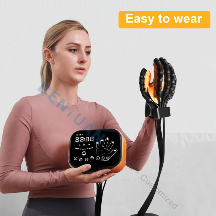 دستکش توان بخشی رباتیک شارژی حرفه ای (دست راست) با مدهای مختلف (به دلیل گم شدن دکمه بلوتوثی در هنگام حمل، از سه مد مختلف،فقط دو مد قابل استفاده است و 40 درصد زیر قیمت فروخته می شود،برای توضیح بیشتر با شماره پشتیبانی تماس بگیرید 09361155362 )