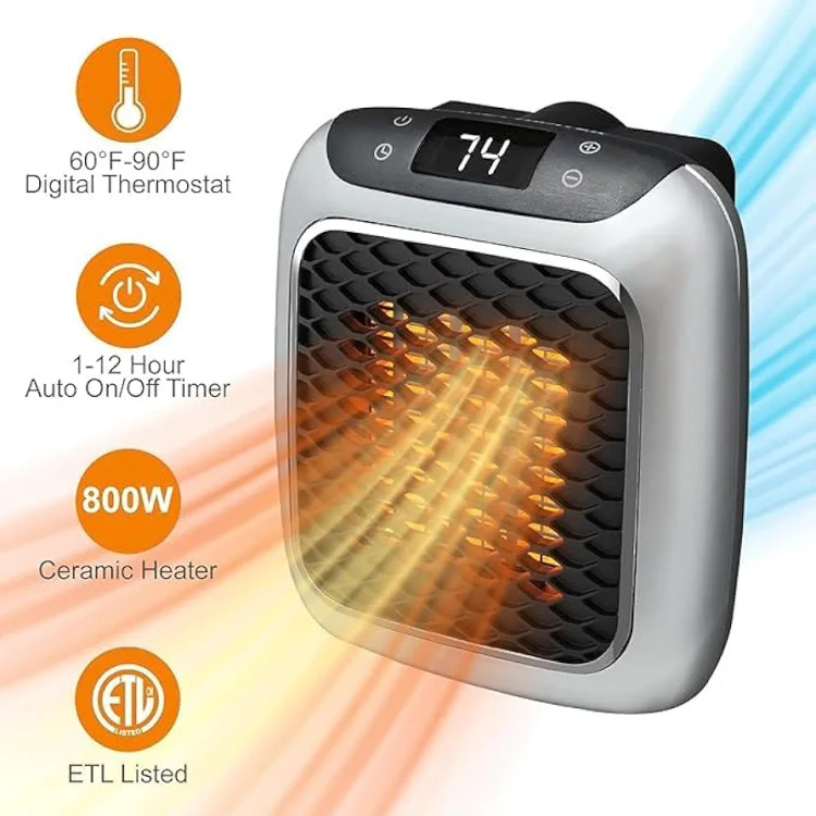 بخاری برقی پرتابل (هیتر برقی) 800 وات – M34837 LIVINGTON HANDY HEATER - اصل لیوینگتون