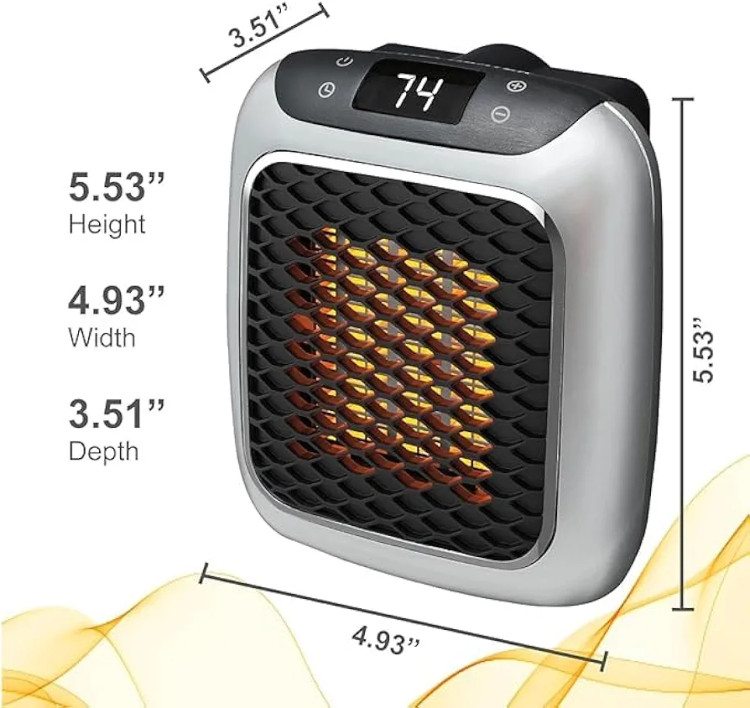 بخاری برقی پرتابل (هیتر برقی) 800 وات – M34837 LIVINGTON HANDY HEATER - اصل لیوینگتون