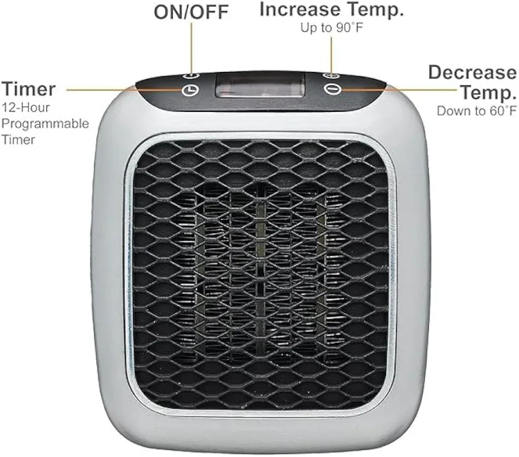 بخاری برقی پرتابل (هیتر برقی) 800 وات – M34837 LIVINGTON HANDY HEATER - اصل لیوینگتون