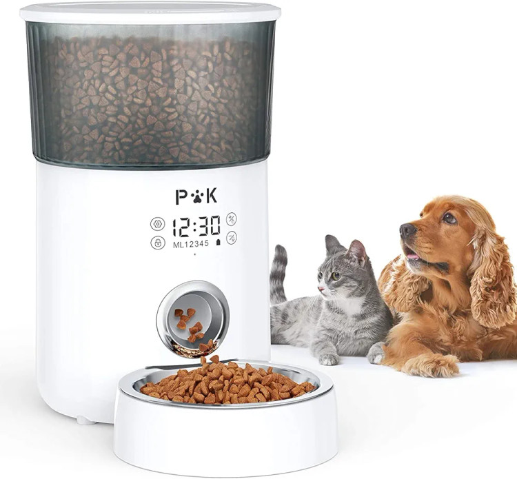 ظرف غذای هوشمند سگ و گربه ۴ لیتری برند PUPPY KITTY
