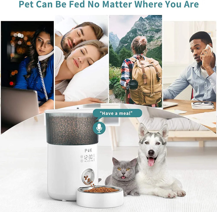 ظرف غذای هوشمند سگ و گربه ۴ لیتری برند PUPPY KITTY