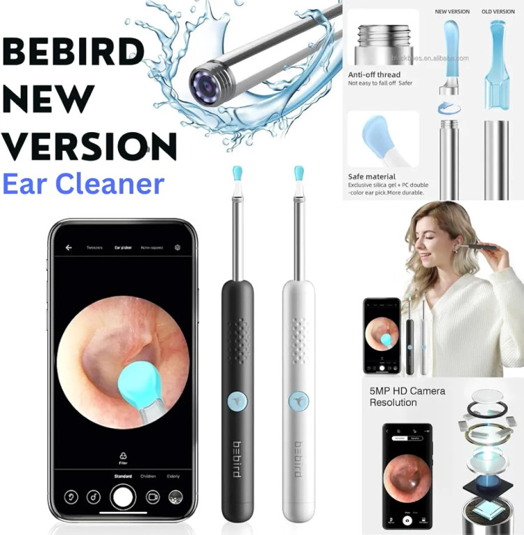 گوش پاک کن هوشمند دوربین دار برند bebird مدل R1