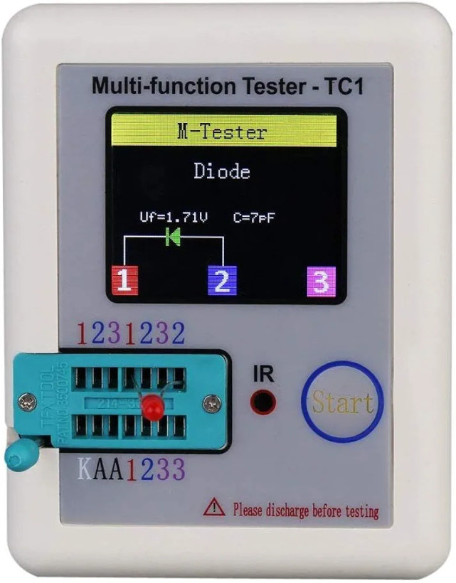 تستر قطعات الکترونیک LCR-TC1
