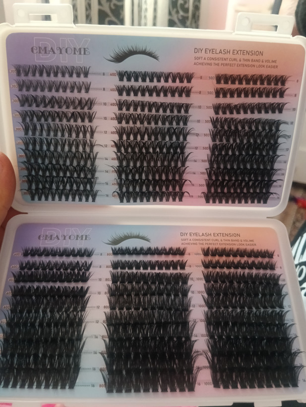 مژه های مصنوعی اکستنشن مژه از 30D تا 100D برند DIY