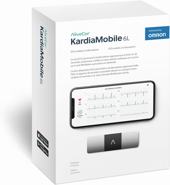 مانیتور نوار قلب شخصی ۶ لید 6L- KardiaMobile -با گارانتی