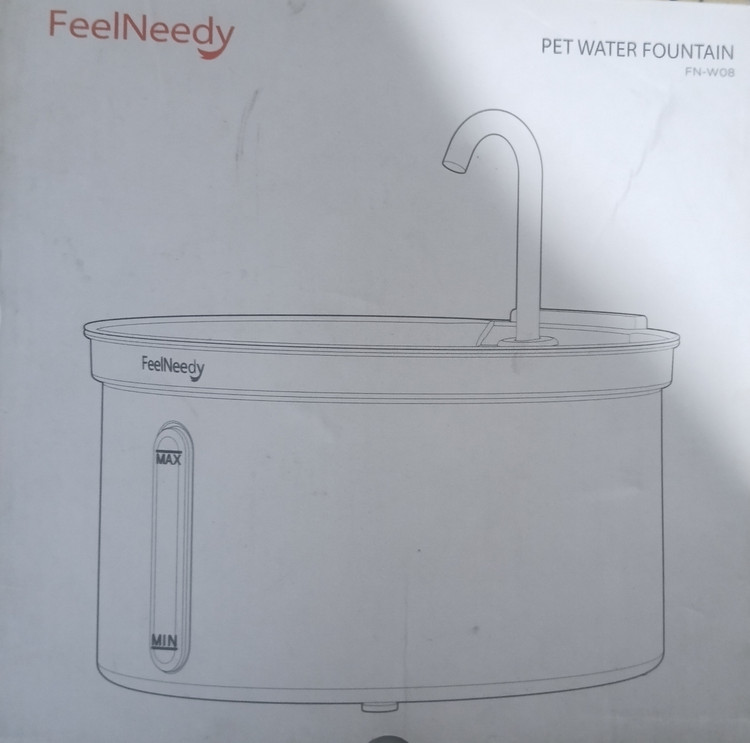 آبخوری هوشمند تمام استیل ضد زنگ گربه و سگ 3.5 لیتری برند feelneedy مدل fn-w08