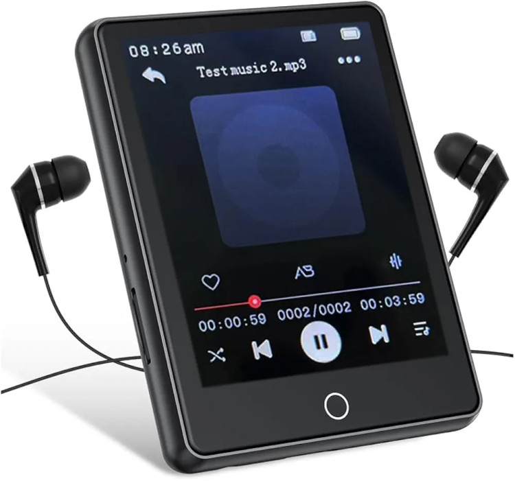 پخشکننده MP3,MP4 با حافظه داخلی۶۴ گیگابایت و بلوتوث 5.1، دارای صفحهنمایش لمسی ۲.۸ اینچی، پخشکننده موسیقی قابلحمل با اسپیکر HD، کیفیت صدای بدون افت (Lossless)، رادیو FM، ضبط صدا، کتاب الکترونیکی و پشتیبانی از حافظه تا ۱۲۸ گیگابایت برند CCHKFEi مدل M10