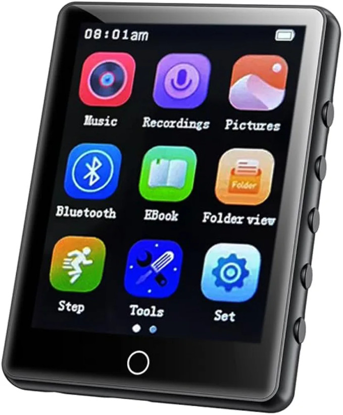 پخشکننده MP3,MP4 با حافظه داخلی۶۴ گیگابایت و بلوتوث 5.1، دارای صفحهنمایش لمسی ۲.۸ اینچی، پخشکننده موسیقی قابلحمل با اسپیکر HD، کیفیت صدای بدون افت (Lossless)، رادیو FM، ضبط صدا، کتاب الکترونیکی و پشتیبانی از حافظه تا ۱۲۸ گیگابایت برند CCHKFEi مدل M10