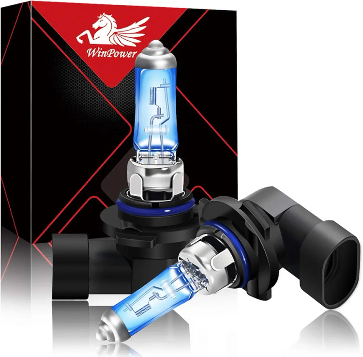 لامپ هالوژن مهشکن و چراغ جلوی خودرو WinPower مدل HB4 / 9006 – توان ۵۵ وات – رنگ سفید گرم ۵۰۰۰ کلوین – نور بسیار روشن – مناسب نور بالا/پایین – ۱۲ ولت – بسته ۲ عددی 🚗💡