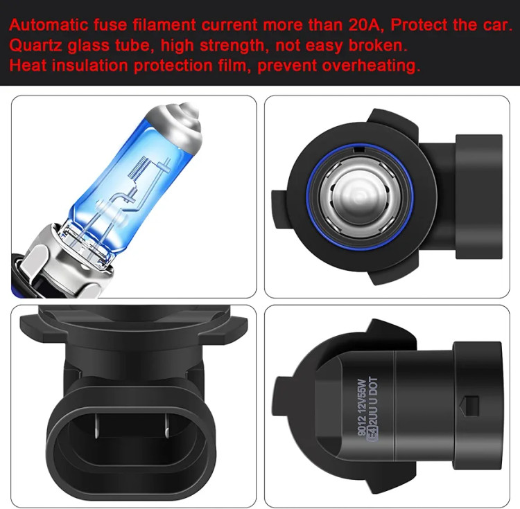 لامپ هالوژن مهشکن و چراغ جلوی خودرو WinPower مدل HB4 / 9006 – توان ۵۵ وات – رنگ سفید گرم ۵۰۰۰ کلوین – نور بسیار روشن – مناسب نور بالا/پایین – ۱۲ ولت – بسته ۲ عددی 🚗💡