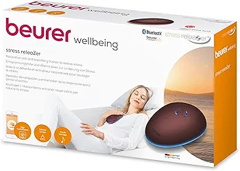 دستگاه Beurer Stress releaZer – کمک به آرامسازی، تمرین تنفس و کاهش استرس – همراه با ماساژ لرزشی و گرمایش – بسته ۱ عددی 😌🌿