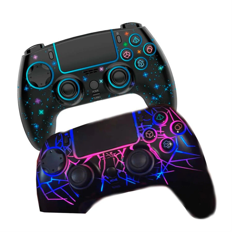 دسته بازی بیسیم LED برای PS4، اسلیم (Slim)، پرو (Pro)، کامپیوتر (PC)، سیستمعاملهای iOS، اندروید و نینتندو سوییچ