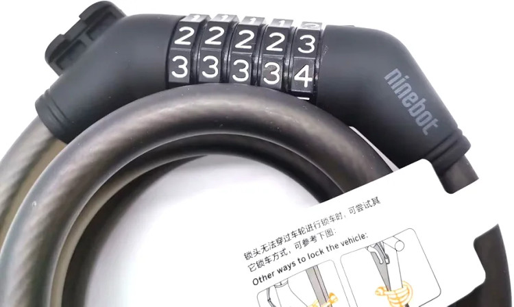 قفل دیجیتال رمزی ضدسرقت اسکوتر برقی Ninebot و Xiaomi قابل استفاده برای Ninebot MAX G30، Xiaomi Mijia Pro و Mijia M365.