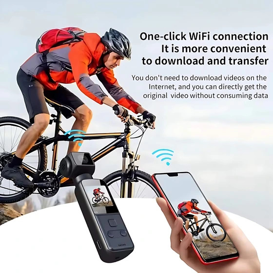 دوربین ورزشی 4K مدل Action Camera مجهز به وایفای