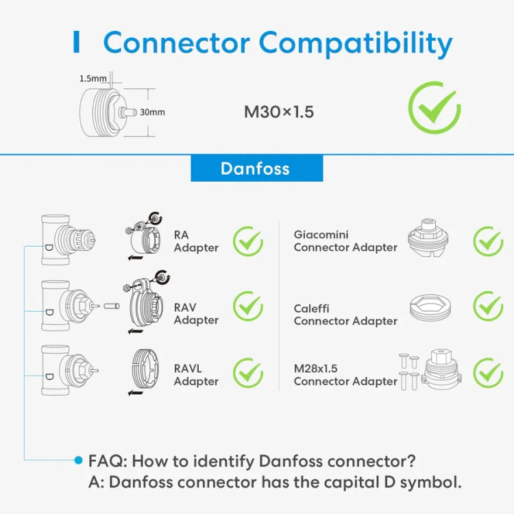 ترموستات هوشمند رادیاتور MTS150 WiFi شیر کنترل گرمایش با کنترل از راه دور، برنامهریزی زمانی سازگار با HomeKit، Alexa و Google محصول آمريكایی برند meross مدل MTS150