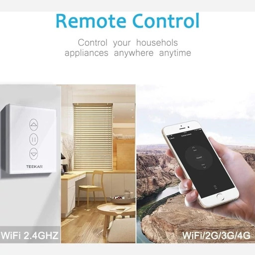 کلید اسمارت پرده wifi برند TEEKAR