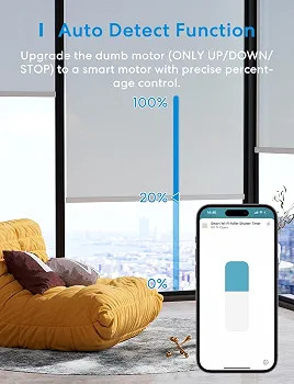 تایمر هوشمند Wi-Fi پرده برقی و کرکره رولشونده