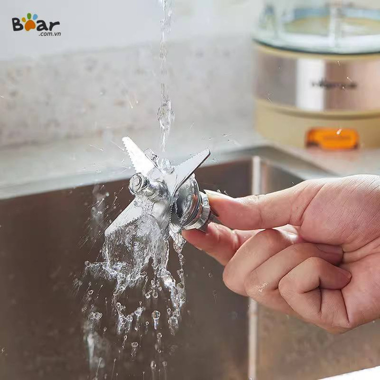 غذا ساز دستگاه مخلوطکن و شیرساز دانههای گیاهی و میوه و سبزیجات Bear مدل PBJ-D08T1،