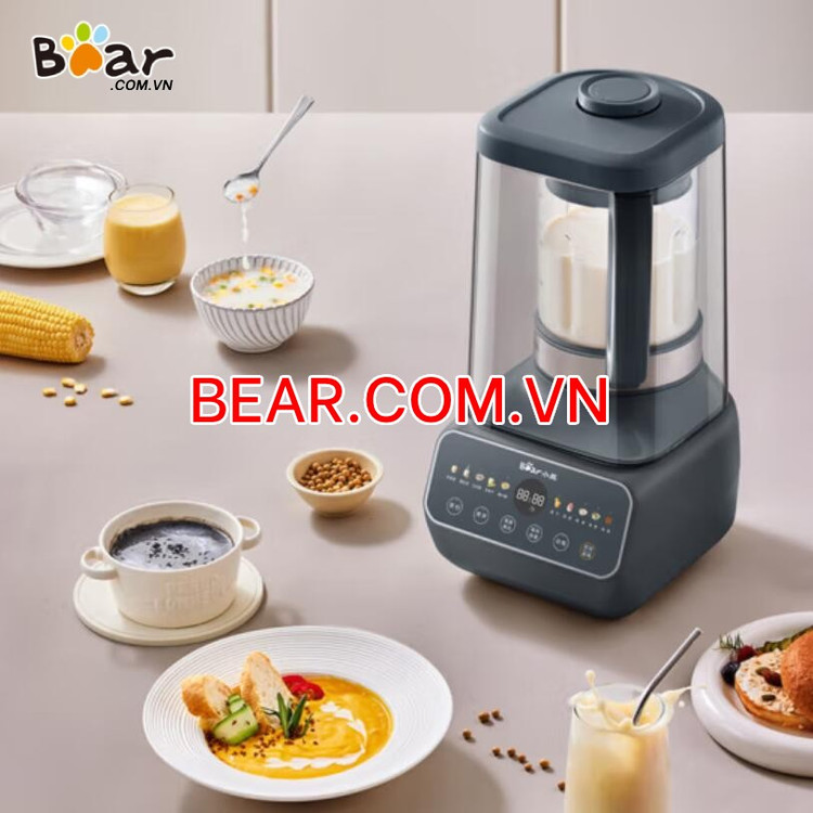 غذا ساز دستگاه مخلوطکن و شیرساز دانههای گیاهی و میوه و سبزیجات Bear مدل PBJ-D08T1،
