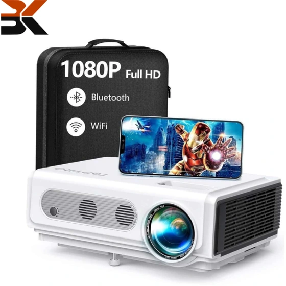 ویدئو پروژکتور TOPTRO مدل TR82 با شدت نور ۹۰۰۰ لومن و قابلیت حمل