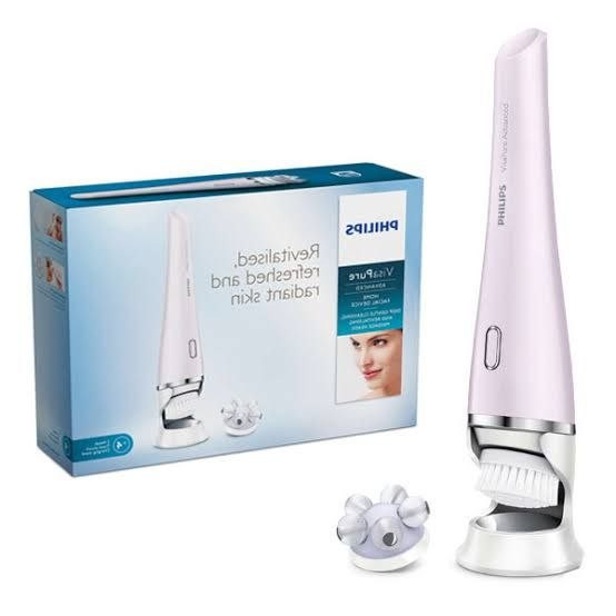 دستگاه پاکسازی و ماساژور صورت اورجینال برند فیلیپس دو کاره مدل Visa Pure Advanced SC5340/10