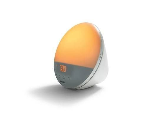 ساعت بیدارباش ,چراغ خواب هوشمند شبیهساز طلوع و غروب خورشید Philips SmartSleep Wake-up Light اورجینال برند فیلیپس مدل HF3520/01