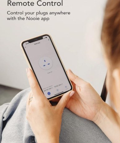 پریز هوشمند آمریکایی nooie با قابلیت اتصال به Wifi کنترل از طریق اپلیکیشن تلفن همراه