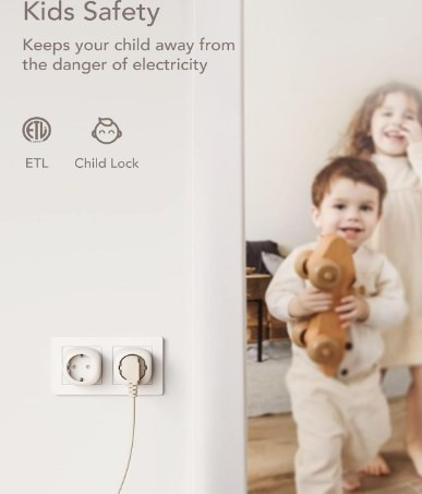 پریز هوشمند آمریکایی nooie با قابلیت اتصال به Wifi کنترل از طریق اپلیکیشن تلفن همراه